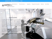 Tablet Screenshot of dentalmax.es
